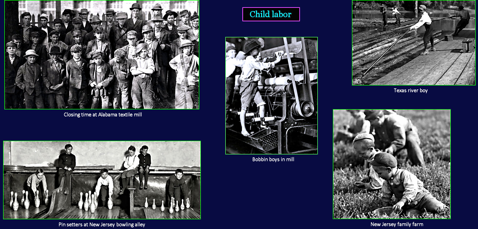 Child labor, 1910